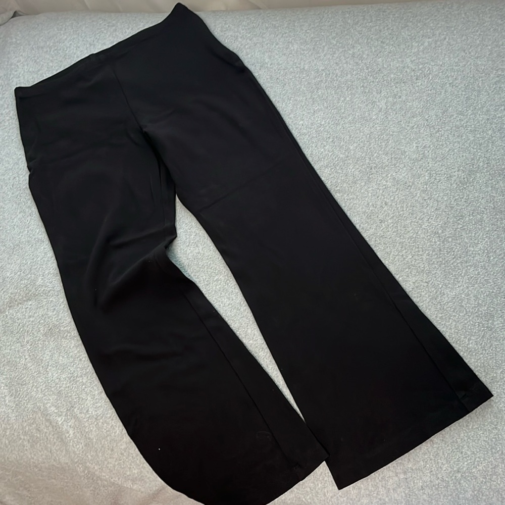 Karen Kane Stretch Pants XL Black High Rise Bootcut Office Career Minimalist